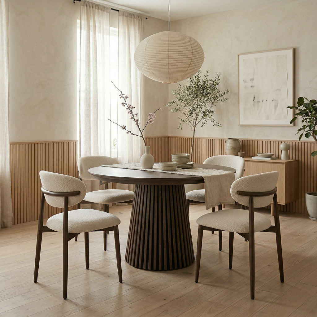 Nova Ovale Eettafel Walnoot 120-160-200 cm