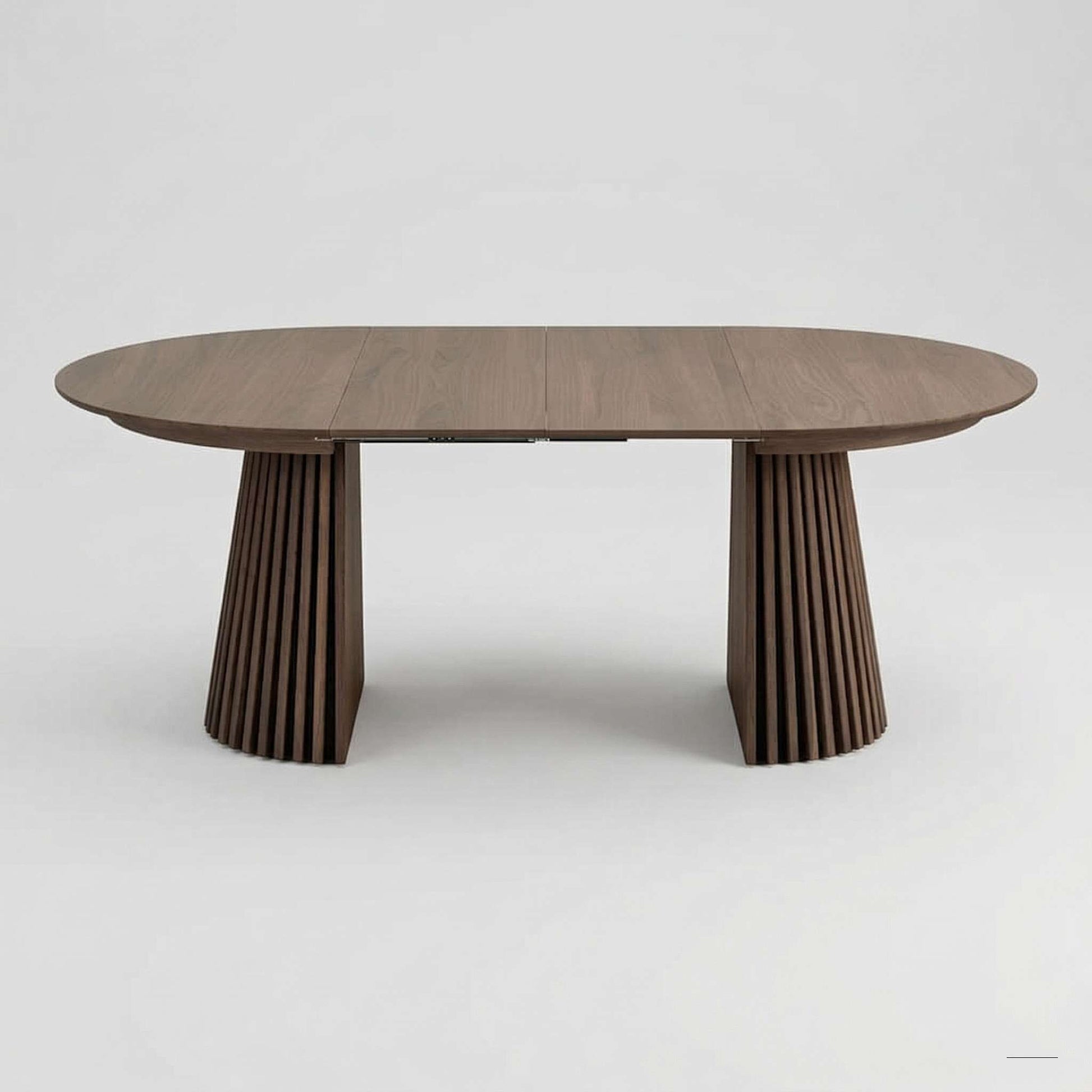 Nova Ovale Eettafel Walnoot 120-160-200 cm