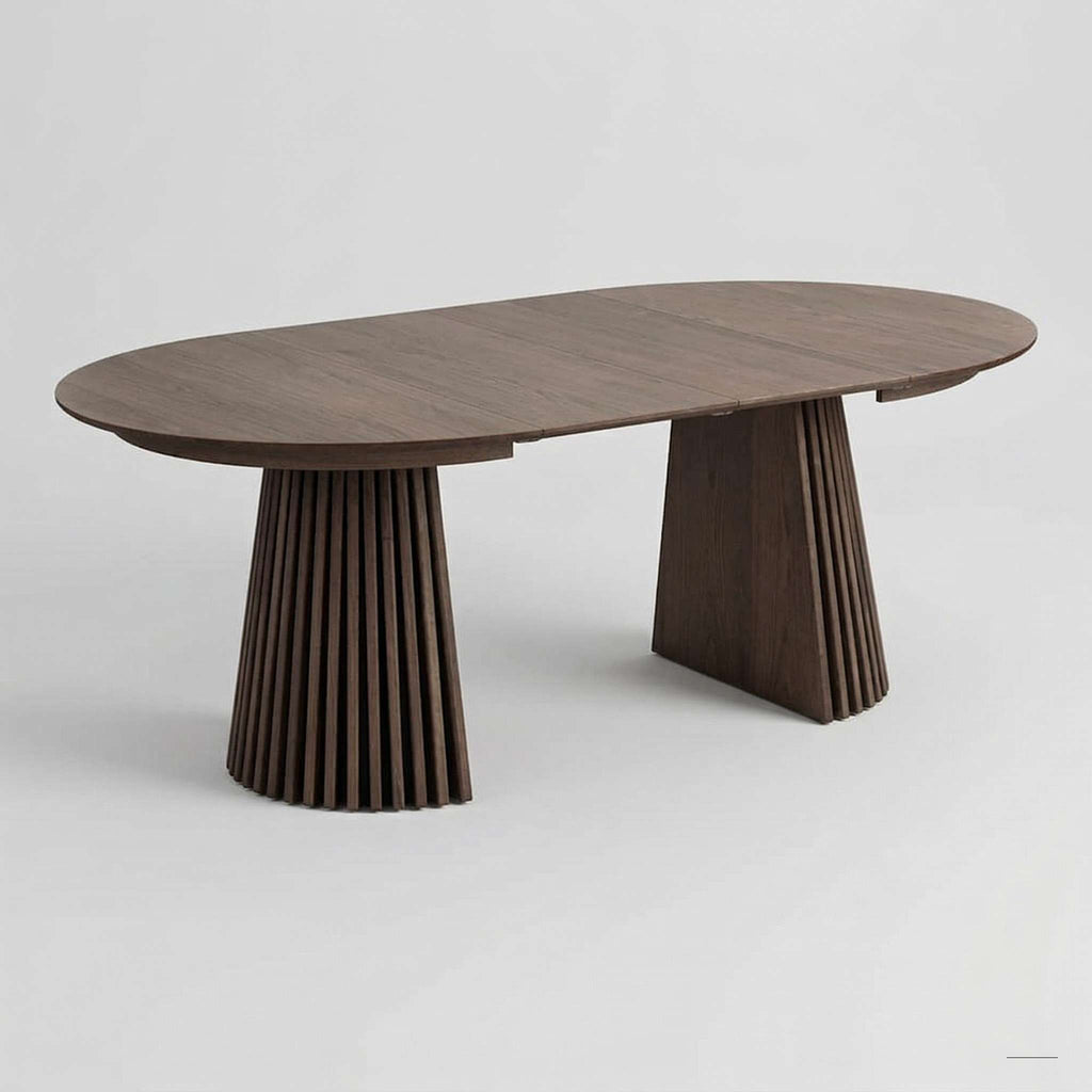 Nova Ovale Eettafel Walnoot 120-160-200 cm