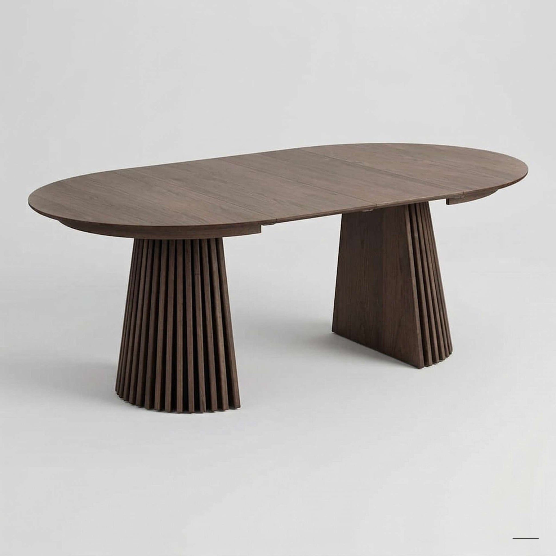 Nova Ovale Eettafel Walnoot 120-160-200 cm