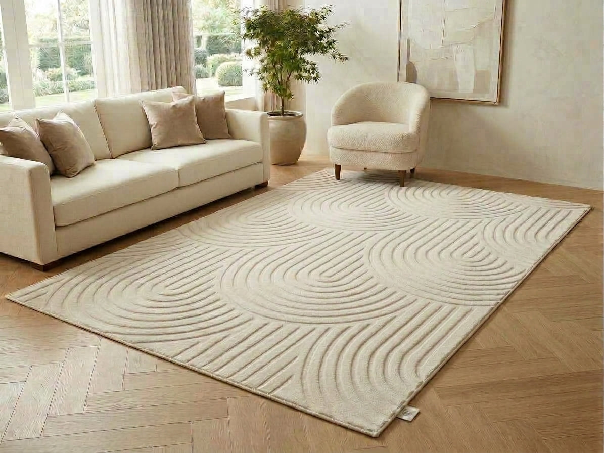 Vloerkleed Yuto 160x230 - Cremé